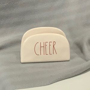 Rae Dunn CHEER Napkin holder- Christmas